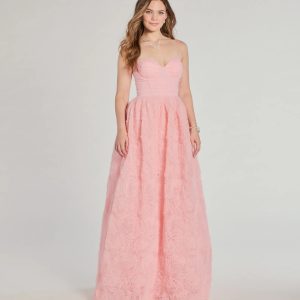 Jayla Floral Rosette A-Line Ball Gown