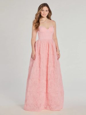 Jayla Floral Rosette A-Line Ball Gown