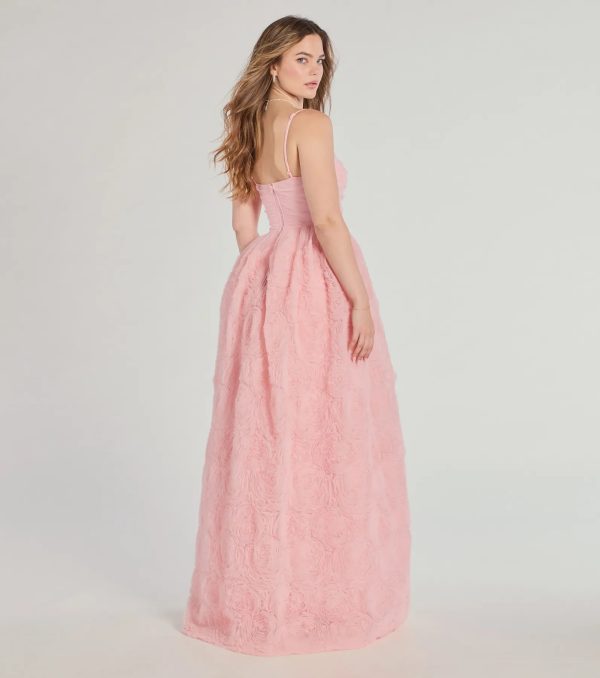 Jayla Floral Rosette A-Line Ball Gown - Image 2