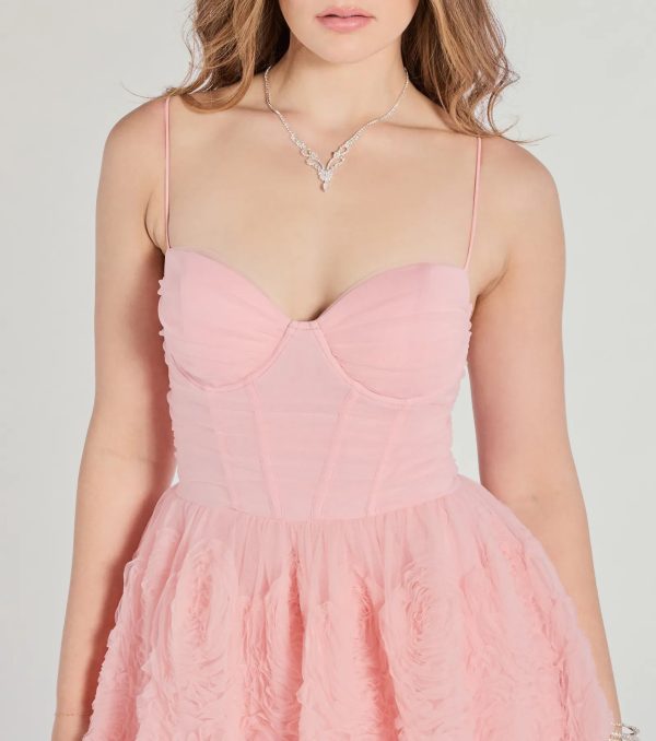 Jayla Floral Rosette A-Line Ball Gown - Image 3