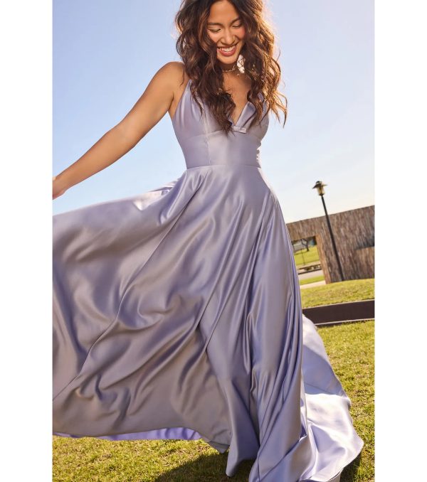 Daniela Satin A-Line Ball Gown - Image 5