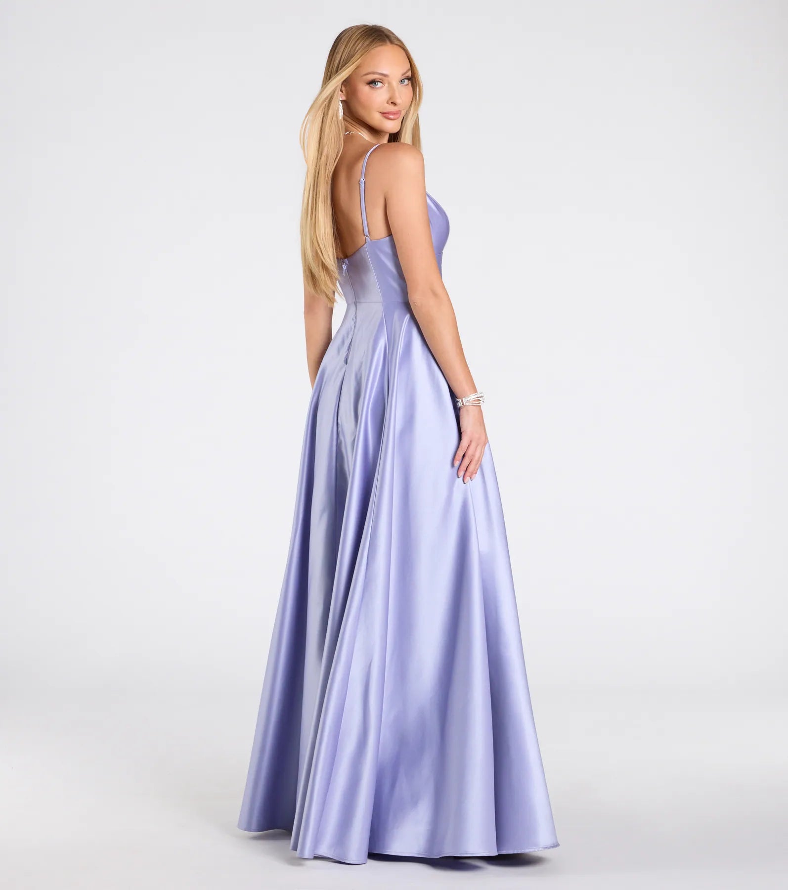Daniela Satin A-Line Ball Gown - Image 2