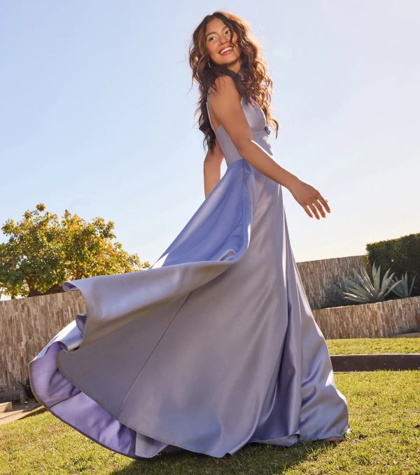 Daniela Satin A-Line Ball Gown - Image 6