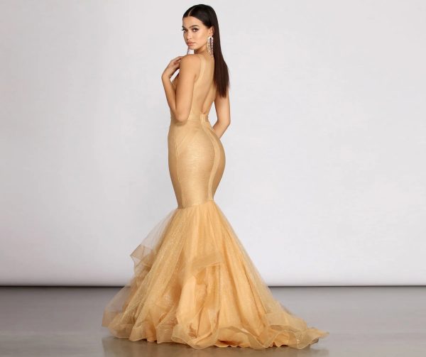 Corina Formal Bandage Tulle Dress - Image 2