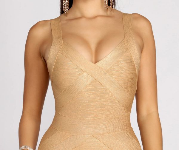 Corina Formal Bandage Tulle Dress - Image 3