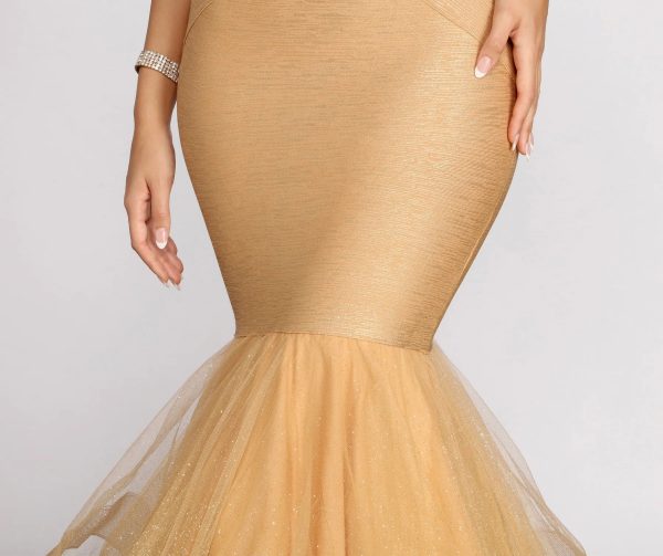Corina Formal Bandage Tulle Dress - Image 4