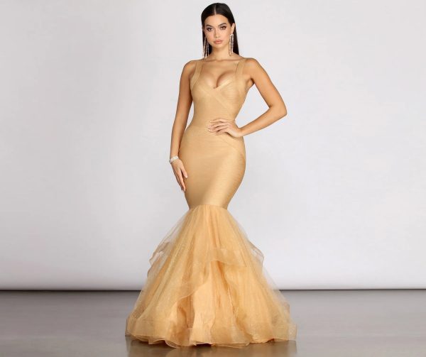 Corina Formal Bandage Tulle Dress - Image 5