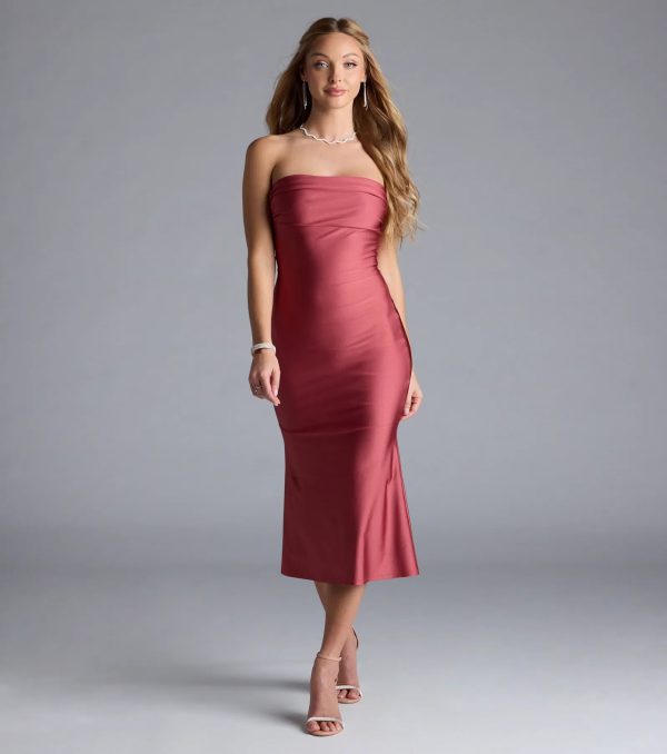 Keep It Sleek Midi Dress - Image 5
