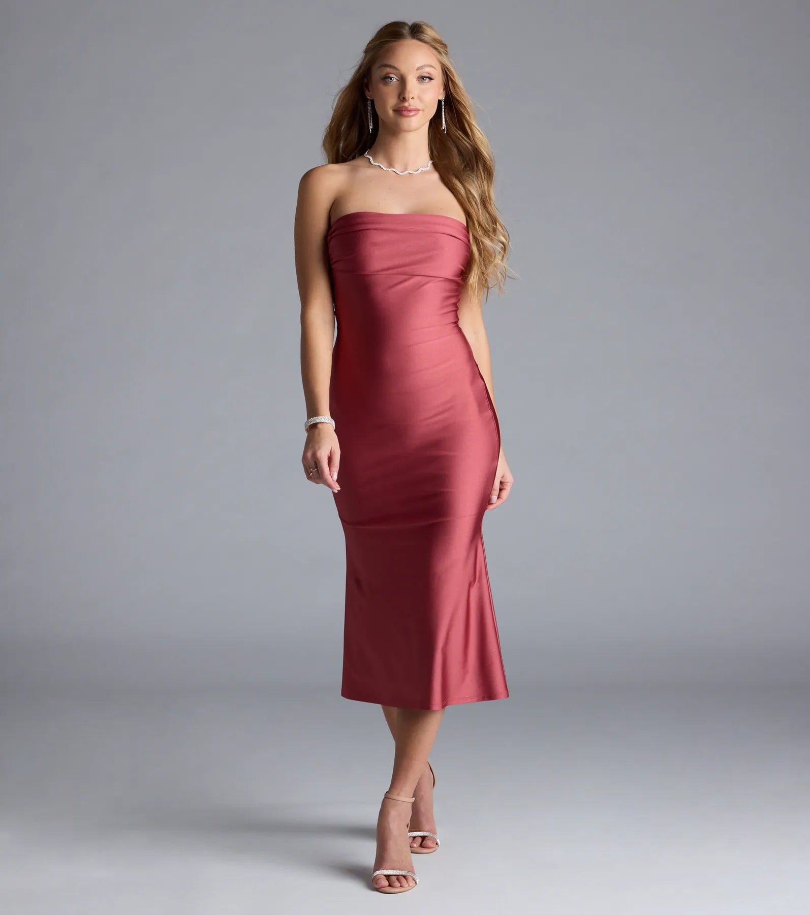 Keep It Sleek Midi Dress - Image 5
