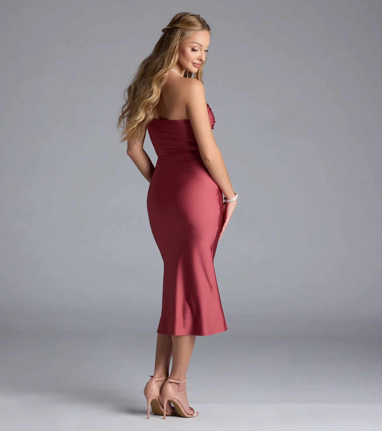 Keep It Sleek Midi Dress - Image 6