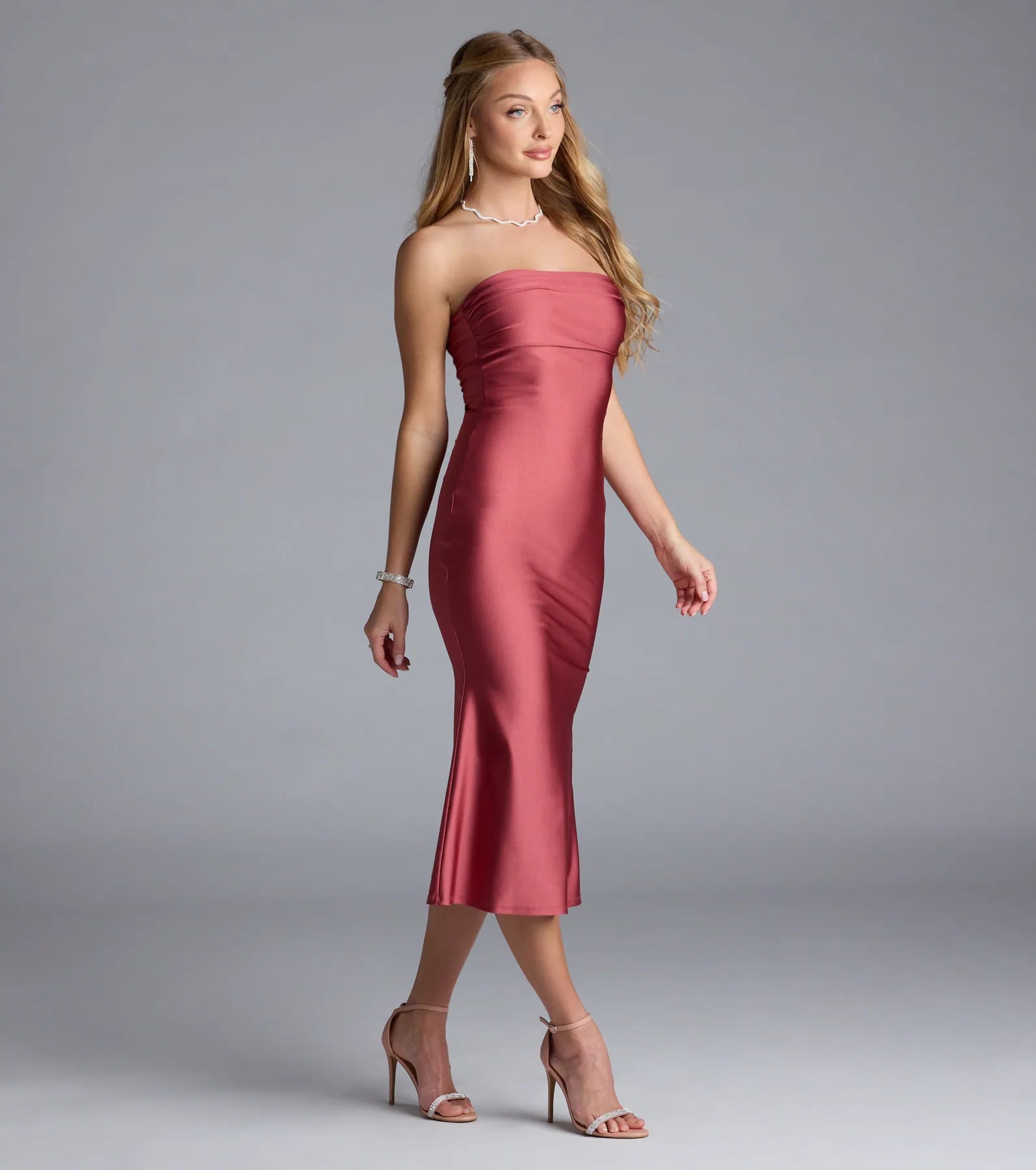 Keep It Sleek Midi Dress - Image 8