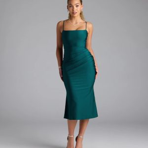 Best Behavior Sleeveless Midi Dress