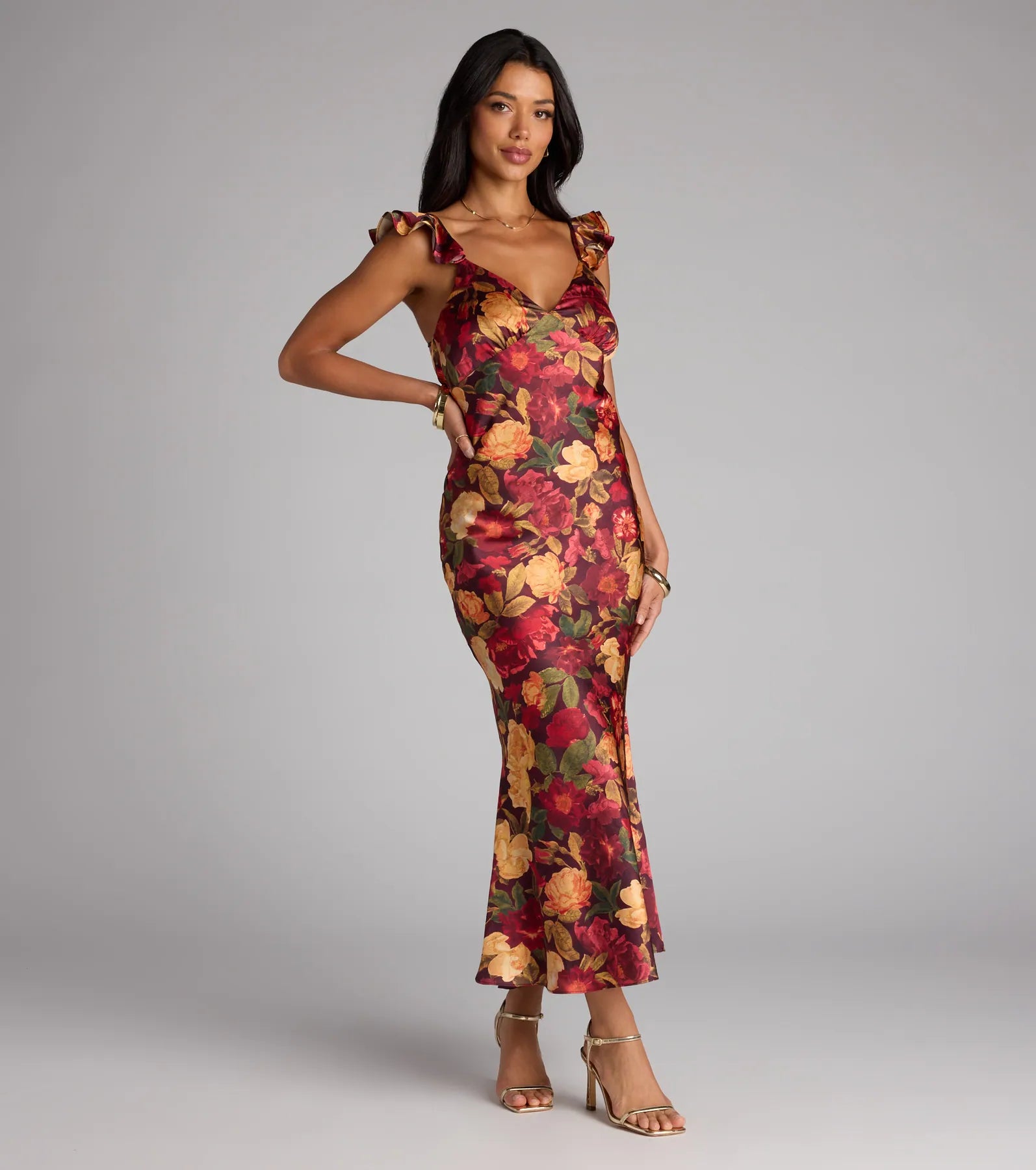 Love in Full Bloom Floral Maxi Dress - Image 4