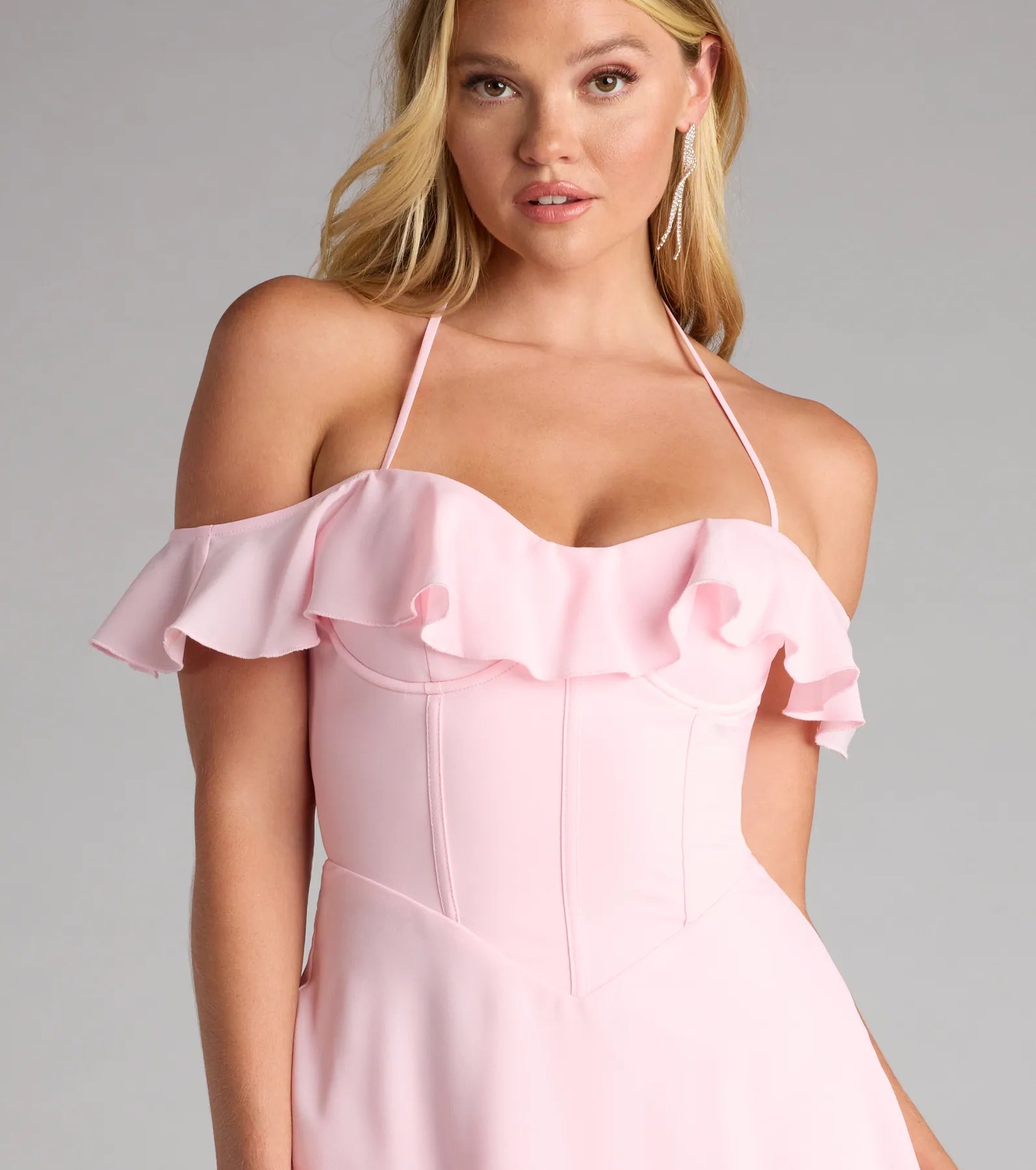 Laced With Charm Corset Lace-Up Mini Dress - Image 5