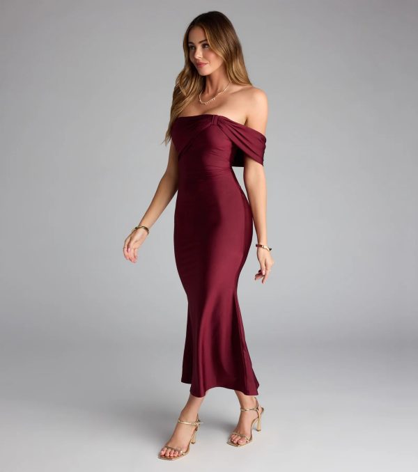 Always Chic One-Shoulder Midi Dress - Image 4