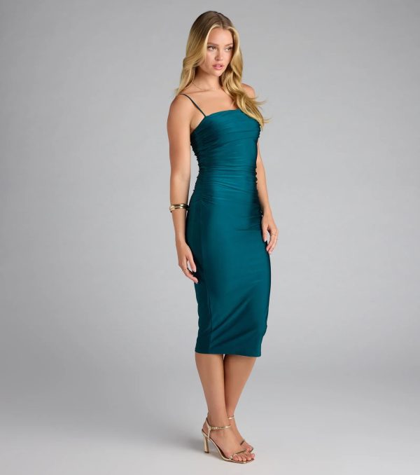 Dreamy Energy Sleeveless Bodycon Midi Dress - Image 12