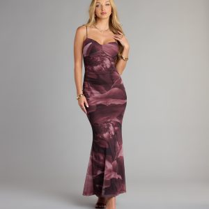Whirlwind Romance Floral Abstract Maxi Dress