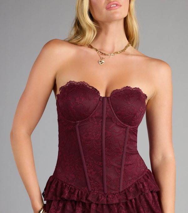 Laced In Love Corset Mini Dress - Image 4