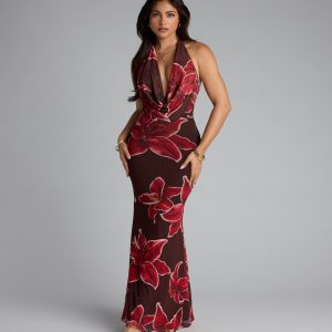 Island Muse Floral Maxi Dress