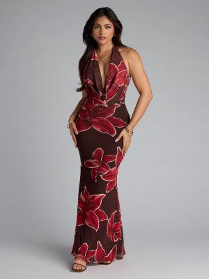 Island Muse Floral Maxi Dress