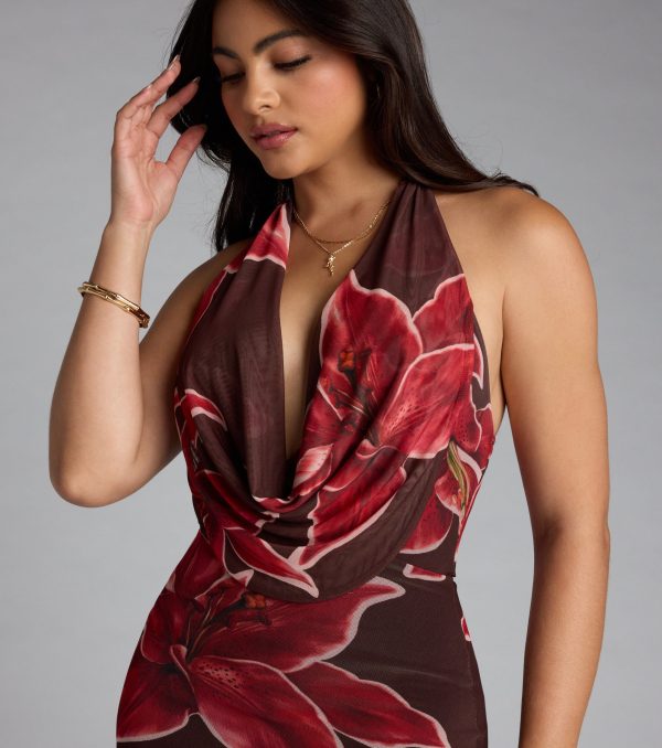 Island Muse Floral Maxi Dress - Image 3