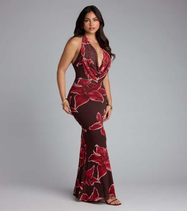 Island Muse Floral Maxi Dress - Image 4
