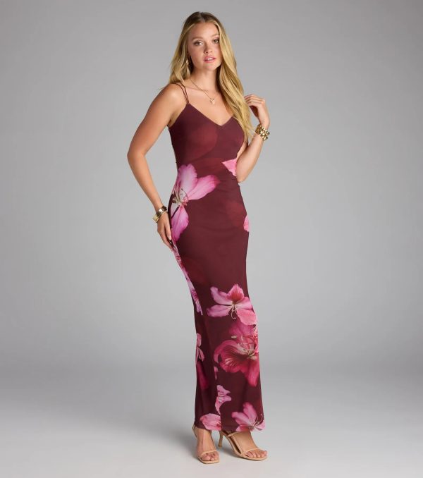 Vacay Dream Floral Strappy Maxi Dress - Image 4