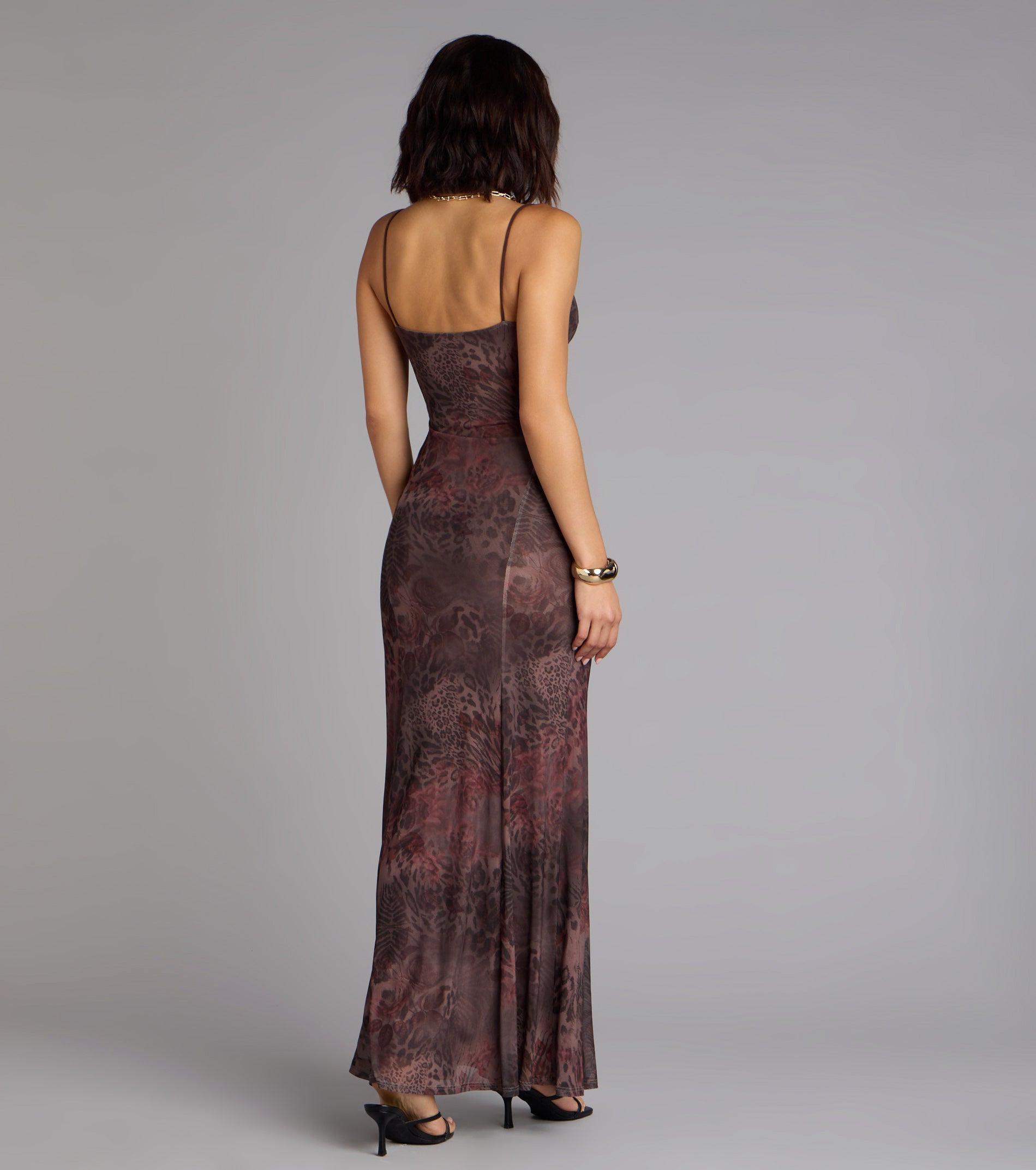 Into the Wild Leopard Maxi Dress - Image 2