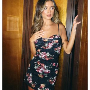 Wildflower Hour Lace A-Line Mini Dress