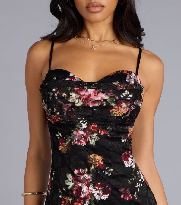 Wildflower Hour Lace A-Line Mini Dress - Image 5