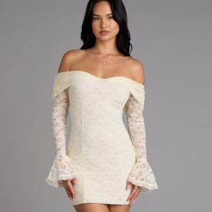Forever Romantic Lace Mini Dress