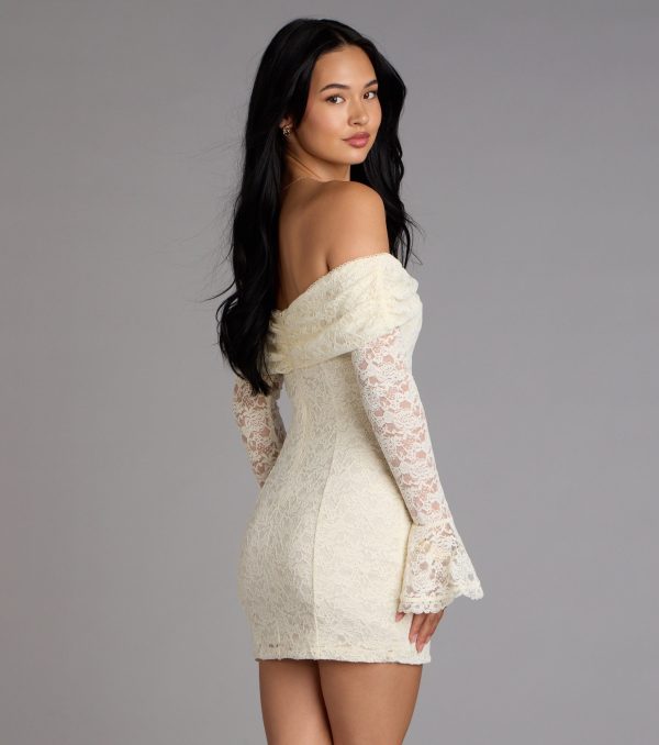 Forever Romantic Lace Mini Dress - Image 2