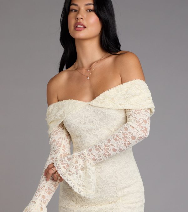 Forever Romantic Lace Mini Dress - Image 3