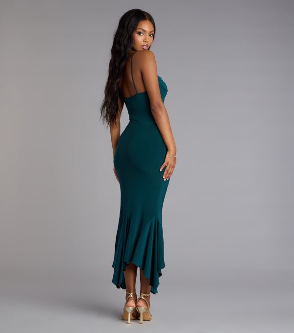 Stunning Silhouette Bodycon Midi Dress - Image 6