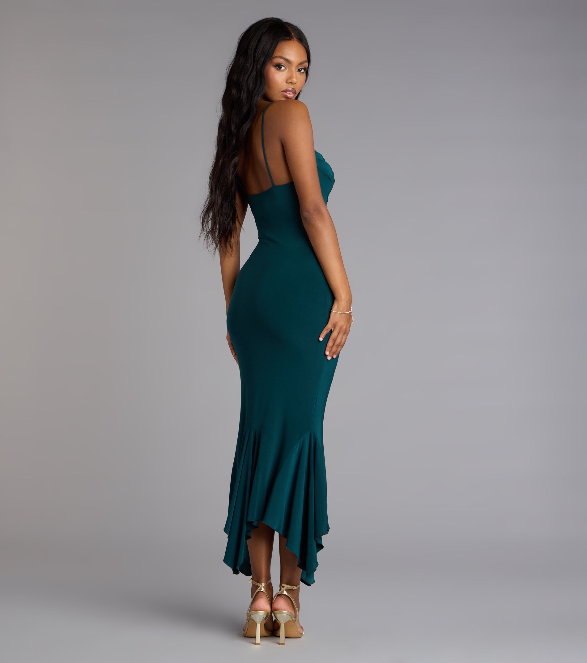 Stunning Silhouette Bodycon Midi Dress - Image 6