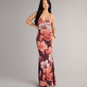 Fall Into Bloom Floral Maxi Dress