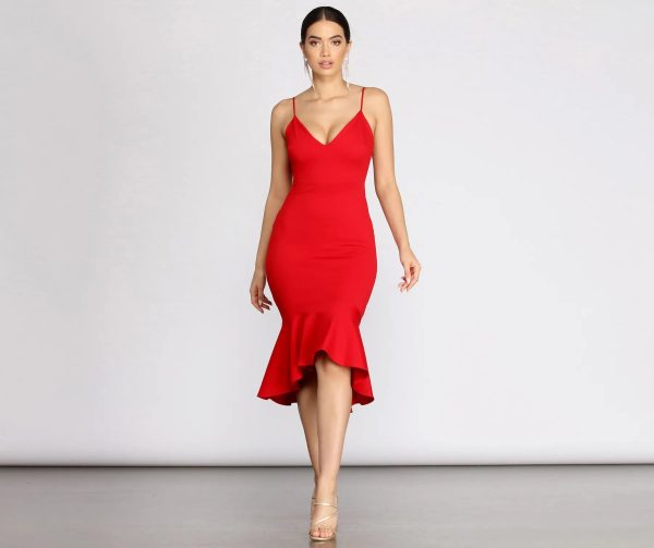 Such A Classic Midi Dress - Image 5