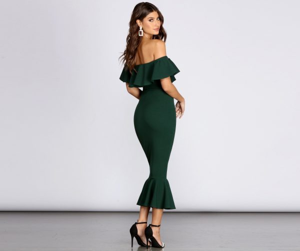 Ready And Ruffled Midi Dress - Image 10