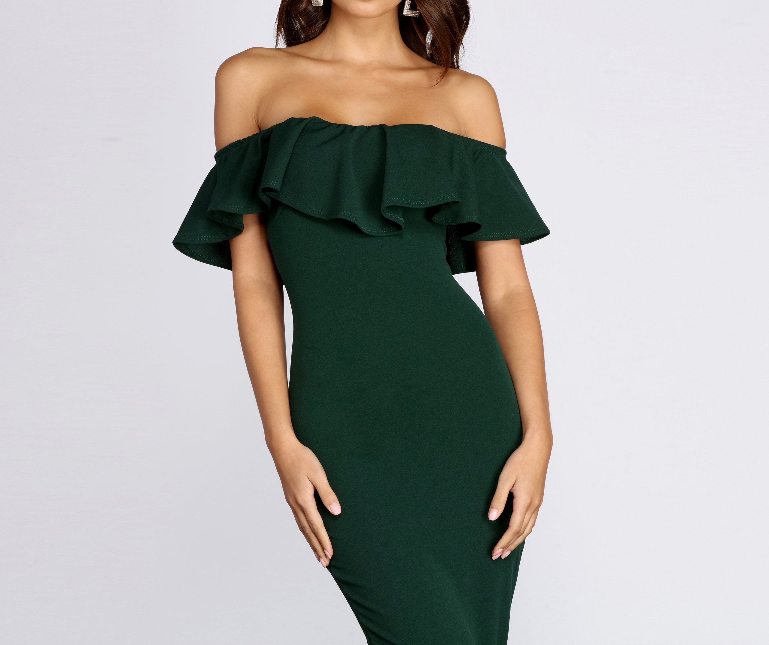 Ready And Ruffled Midi Dress - Image 12