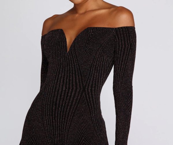 Lit In Lurex Midi Dress - Image 2