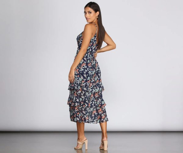 Chic In Chiffon Tiered Dress - Image 4