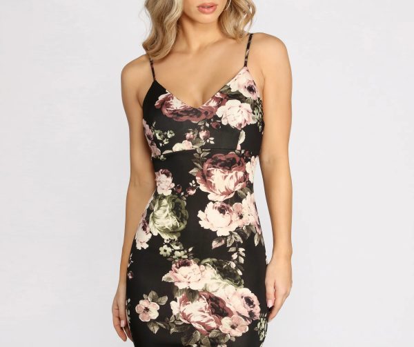 Bring That Floral Flair Midi Dress - Image 3