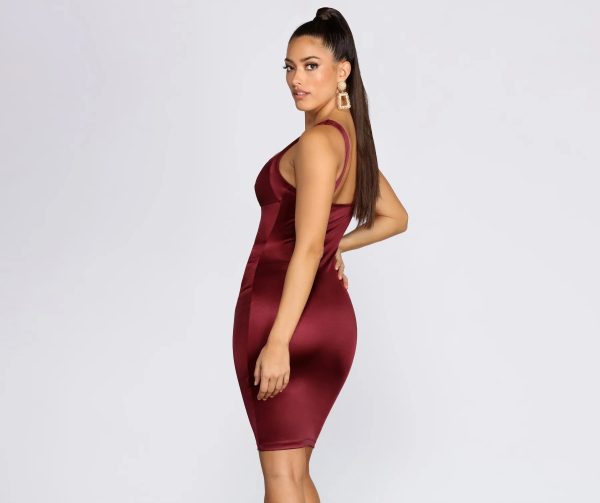 Swept Away Sweetheart Midi Dress - Image 4