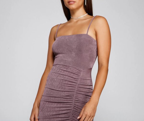 Simply Sultry Slinky Knit Mini Dress - Image 4