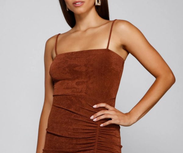 Simply Sultry Slinky Knit Mini Dress - Image 8