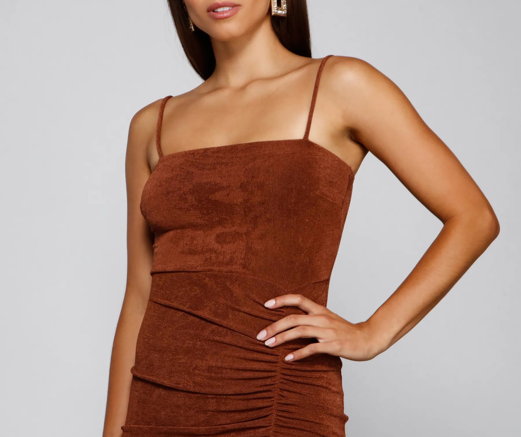 Simply Sultry Slinky Knit Mini Dress - Image 8
