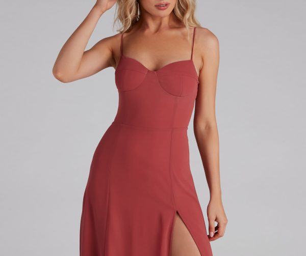 Chic Flowy Chiffon Midi Dress - Image 11