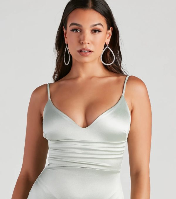 Guest Of Honor Satin Midi Dress - Image 4
