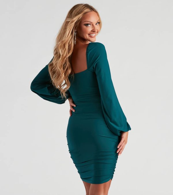 Such A Sweetheart Mini Ruched Dress - Image 2