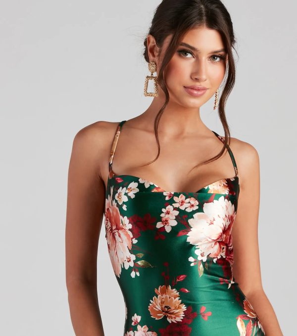 Fliratious Beauty Floral Mini Dress - Image 4